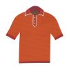 Orange Golf Polo Shirt Apparel Clothing Embroidery Design