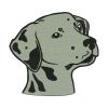 Digitized Dalmatian Head Embroidery Design | Animal PES File | Dog Embroidery Design | Pet Animal Machine Embroidery File