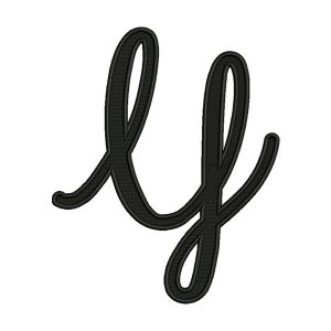 Alphabet Y Embroidery Design