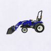 Charged Blue Tractor Embroidery Design