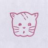 Cute Cat Face Embroidery Design | Pet Animal Embroidery Design | Cat Design for Embroidery Machine