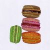 Delectable Macaroon Embroidery Design