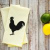 Subtle Chicken Silhouette Embroidery Design