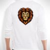Meticulously Detailed Lion Embroidery Design
