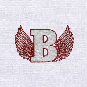 Letter B Embroidery Design
