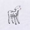Charming Kid Goat Embroidery Design