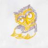 Dazzling Baby Owl Machine Embroidery Design
