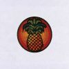 Colorful Fruity Pineapple Embroidery Design