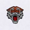 Savage and Wild Tiger Embroidery Design