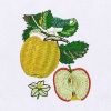 Precious Fruity Apples Embroidery Design