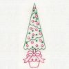 Iconic Christmas Tree Embroidery Design