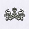 Wonderfully Monotone Octopus Embroidery Design