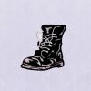 Memorable Leather Boot Embroidery Design