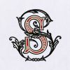 Sensual and Surprising S Font Embroidery Design
