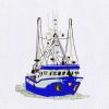 Stunning Liner Ship Embroidery Design