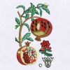 Delectable Pomegranate Embroidery Design