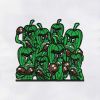 Angry Okra Plants Machine Embroidery Design