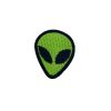 Alien Head Embroidered Patch