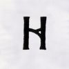 Alphabet Font H Embroidery Design | Upper Case H Letter Embroidery Design | H Alphabet PES Embroidery File