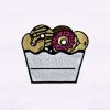 Basketful of Delicious Doughnuts Embroidery Design