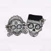 Artistic Skull Bride And Groom Embroidery Design