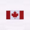 Bordered Iconic Canada Flag Embroidery Design