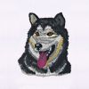 Husky Embroidery Design | Animal Machine Embroidery File | Dog PES Embroidery Design