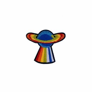 Colorful Flying Universe UFO Patch