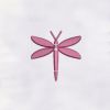 Dazzling Dragonfly Machine Embroidery Design