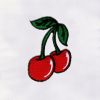 Delicious Red Cherries Embroidery Design