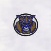 Bulldog Face Machine Embroidery Design | Animal PES File | Dog Head Embroidery Design