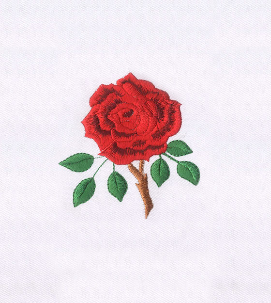 Wild and Thorny Red Rose Embroidery Design – DigitEMB