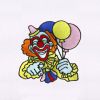 Friendly and Happy Clown Embroidery Design