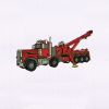 Large Red Crane Truck Embroidery Design
