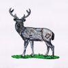 Whitetail Deer Embroidery Design | Animal PES Embroidery Machine File | Dee ART Embroidery File | Deer Machine Design
