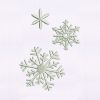 Detailed Crystalized Snowflakes Embroidery Design