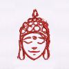 Exotic Woman Statue Face Embroidery Design
