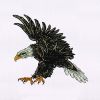 Fierce Flight Descending Eagle Embroidery Design