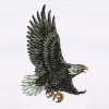 Meticulously Feather Detailed Eagle Embroidery Design