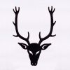 Antler Deer Embroidery Design | Silhouette Deer Embroidery Design | Animal PES File  | Deer Machine Embroidery File