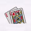 Two and Jack of Diamonds Cards Embroidery Design