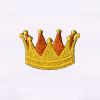 Iconic Pointed Golden Yellow Crown Embroidery Design
