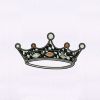 Jewels Adorned Monotone Crown Embroidery Design