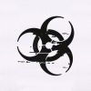 Hazardous Biohazard Warning Sign Embroidery Design