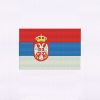 State Ensign with Flag of Serbia Embroidery Design