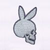 Playboy Bunny Inspired Skull Embroidery Design