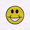 Gleefully Smiling Yellow Emoji Embroidery Design