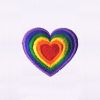 Equal Love Supporting Rainbow Heart Embroidery Design