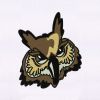 Ferocious Beady Eyed Brown Owl Embroidery Design