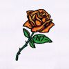 Precious Rose Flower Embroidery Design
